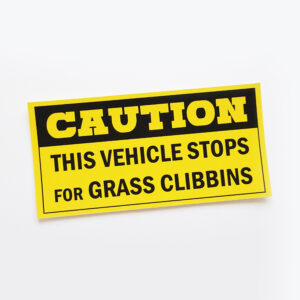 GRASS CLIBBINS Sticker