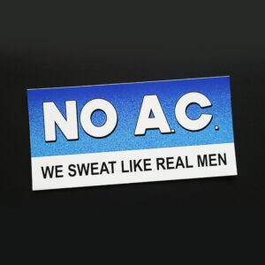 NO AC Sticker