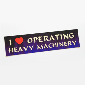 Heavy Machinery Sticker