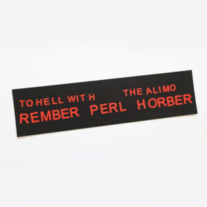 REMBER PERL HORBOR Sticker