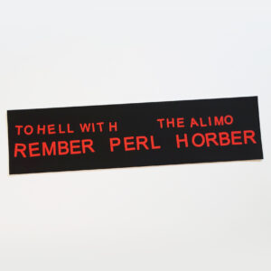 REMBER PERL HORBOR Sticker