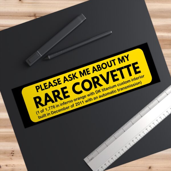 Rare Corvette Sticker Version I Remastered - Image 3