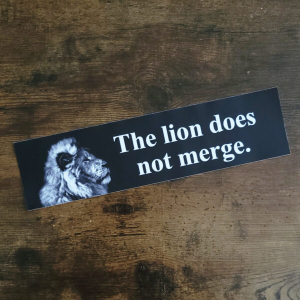 Lion Sticker