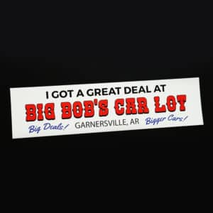 Big Bob's Sticker