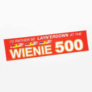Wienie 500 Sticker