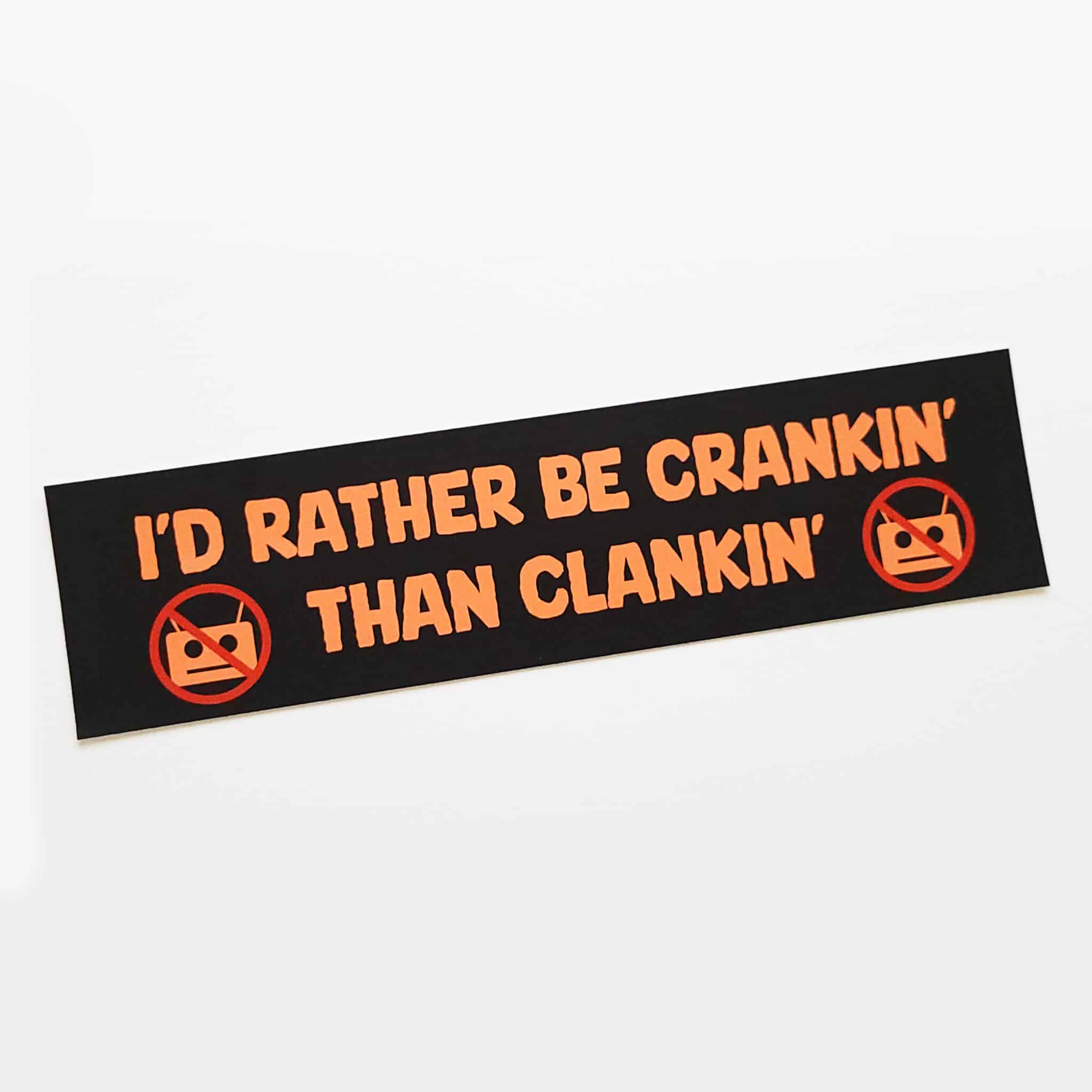 Clankin' Sticker