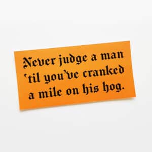 Mile Hog Sticker