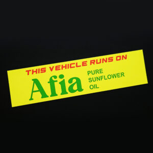 Afia Sunflower Oil Sticker