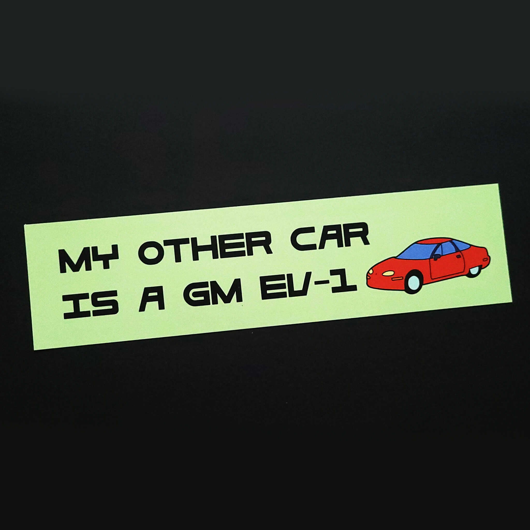 My Other Car Is a GM EV-1 Sticker