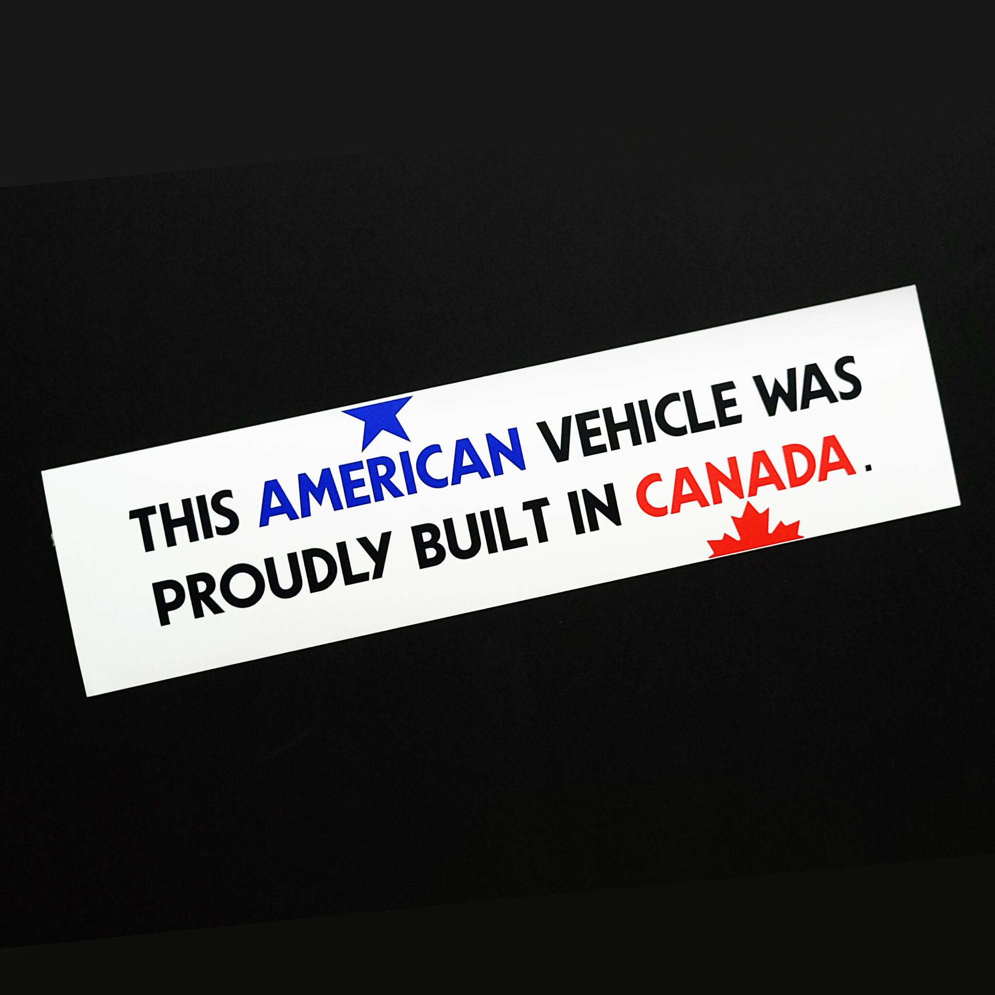 American-Canadian Sticker