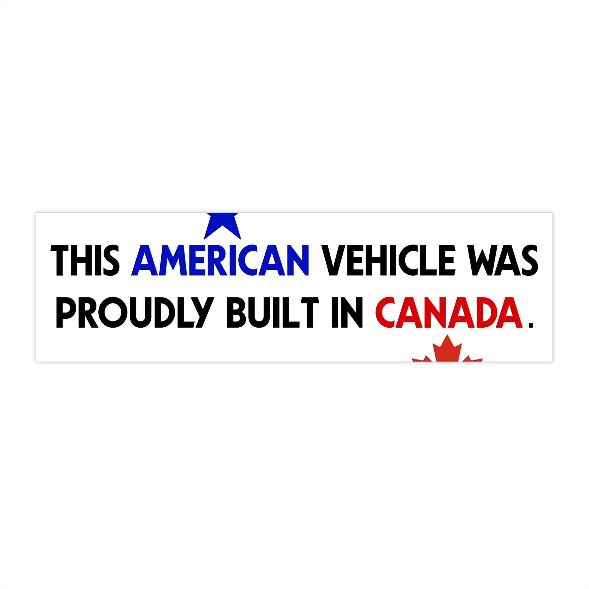 American-Canadian Sticker TBL