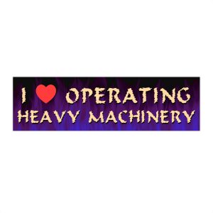 Heavy Machinery Sticker TBL