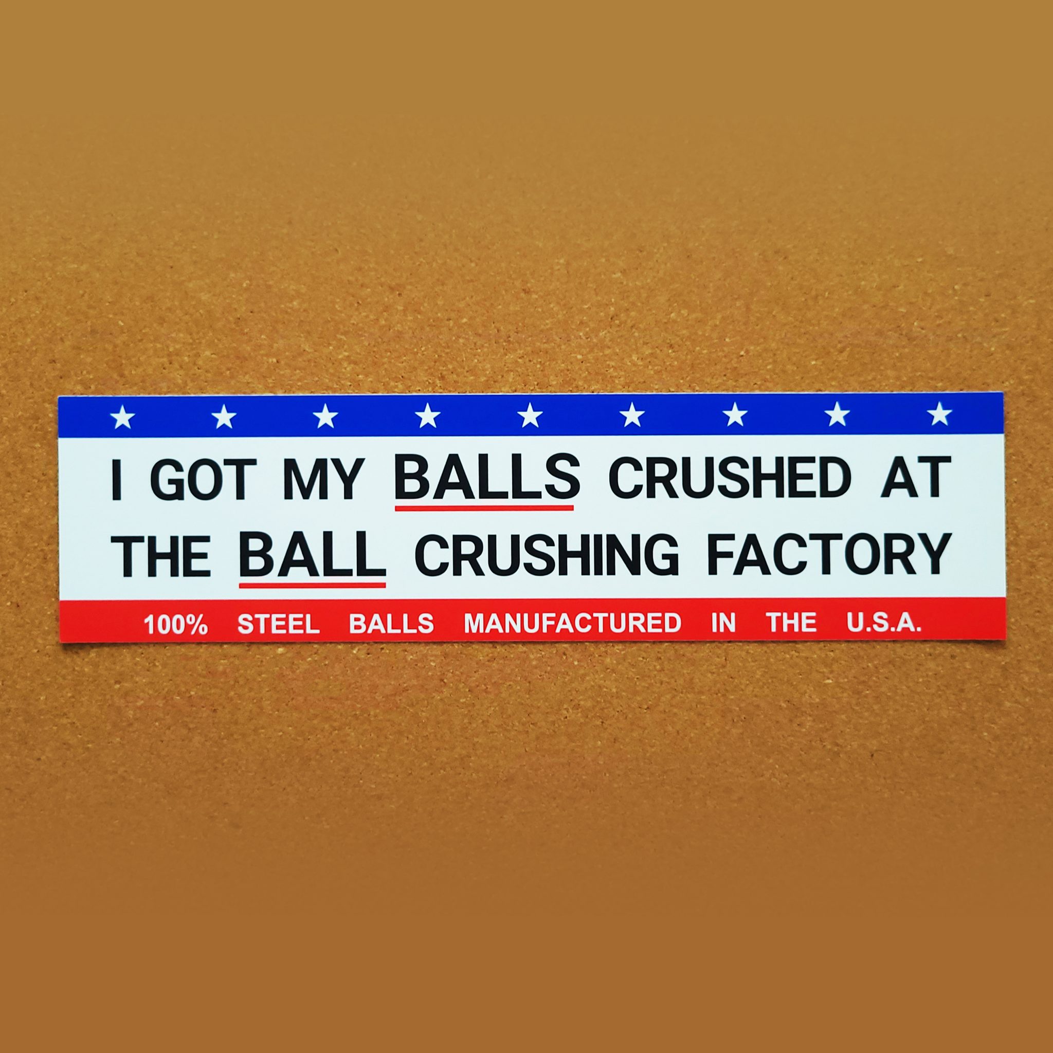 BALL CRUSHING Sticker TBL