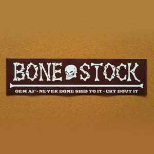 Bone Stock Sticker TBL