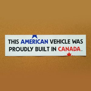 American-Canadian Sticker TBL
